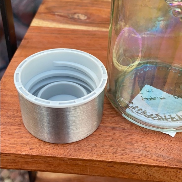 New Starbucks Recycled Glass Iridescent Water Bottle - Picture 11 of 15